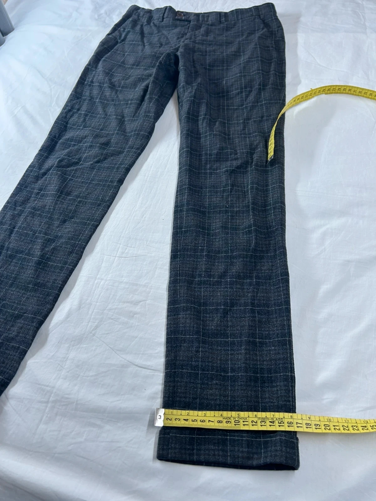 Calça Chino xadrez Devred slim fit – photo 7